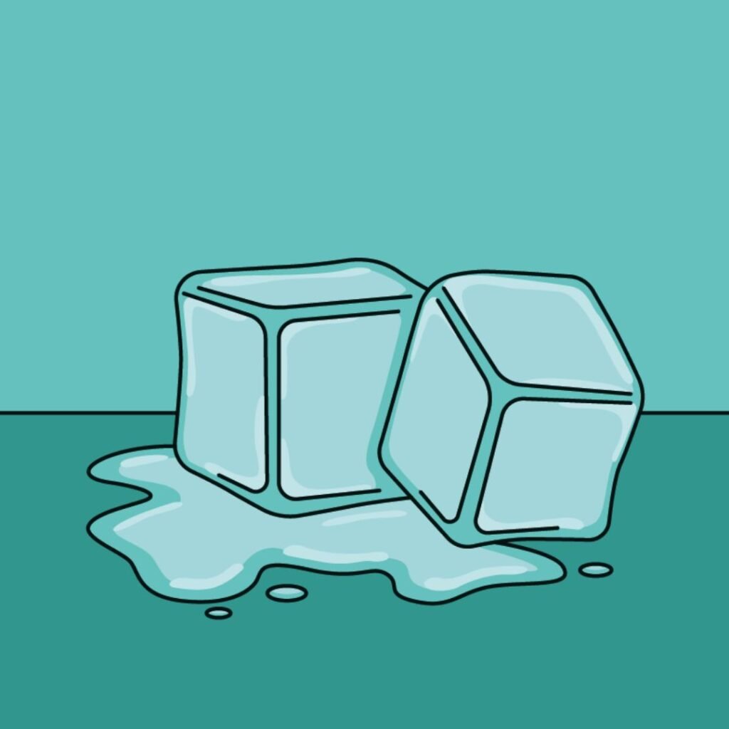 Sexy Sommer-Challenges: 2 schmelzende Eiswürfel