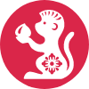 Chinesische Tierkreiszeichen Affe